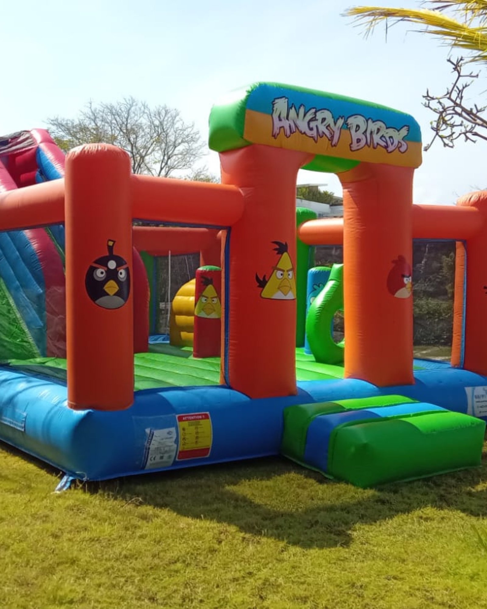 Château Angry Birds avec toboggan
